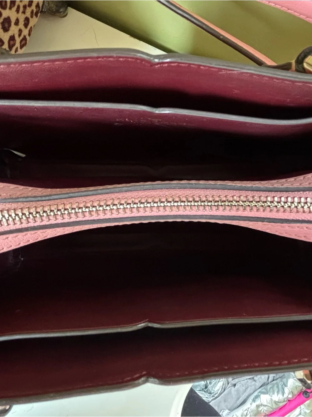 kate spade Pink Top-Handle Leather Satchel